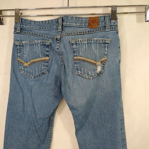 Buckle BKE Starlite 20 Denim Jeans Low Rise Women Size 27 Medium Wash Bootcut - Picture 4 of 9